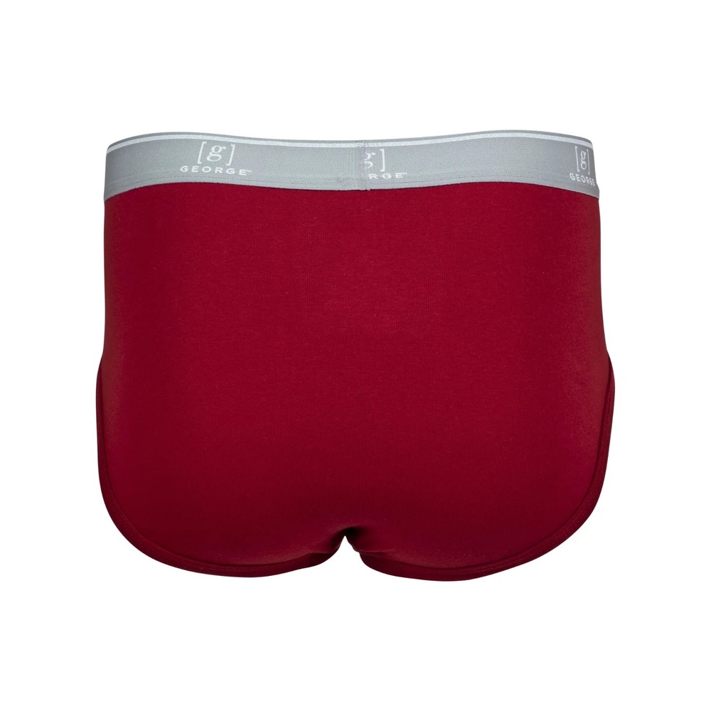 George Briefs Underwear Mid 6-Pack XL Red Blue Black Tag Free Moisture Wicking - Picture 5 of 9